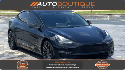 Black 2022 Tesla Model 3 Performance for sale in Alvin, TX