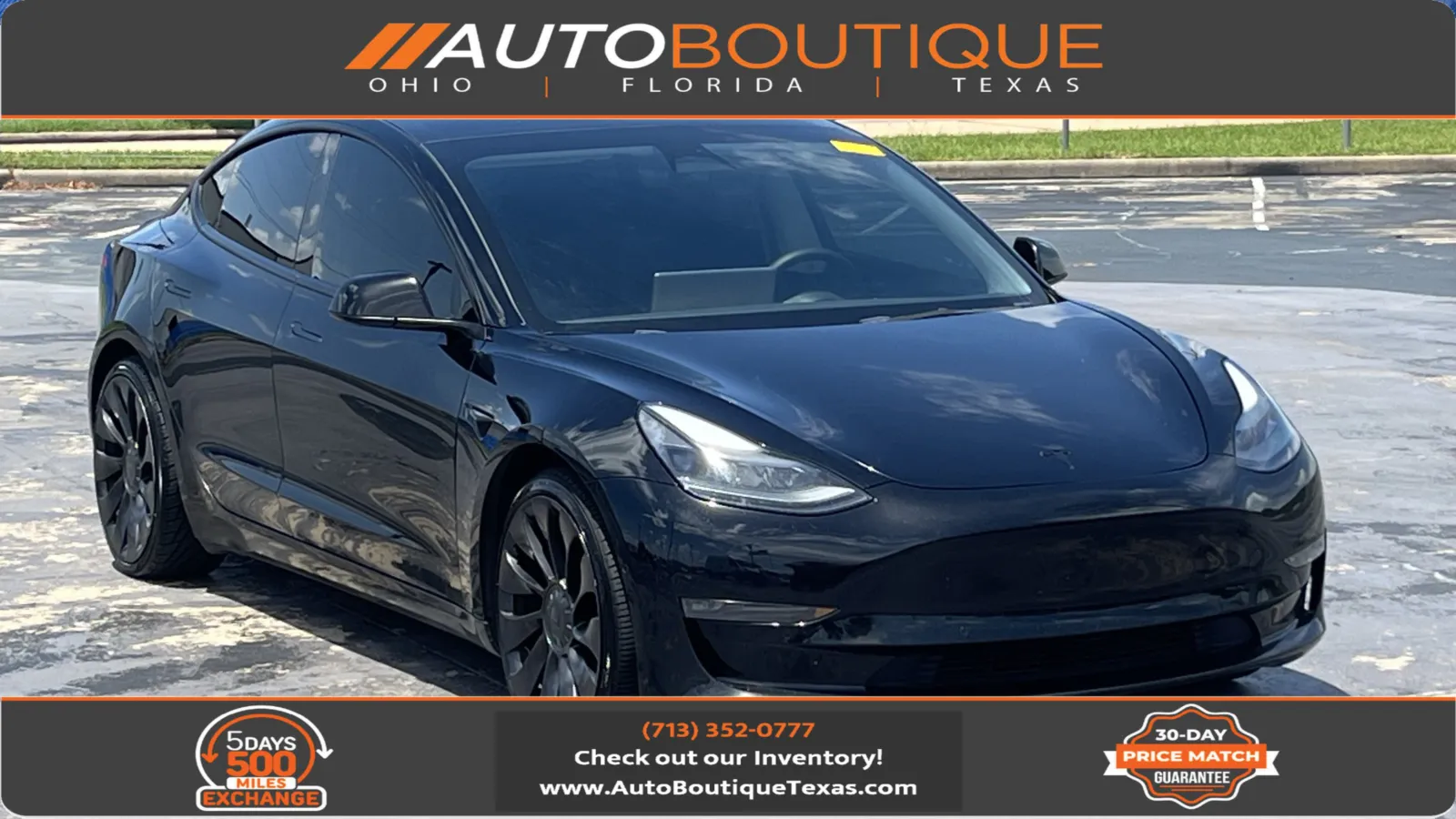 Black 2022 Tesla Model 3 Performance for sale in Alvin, TX