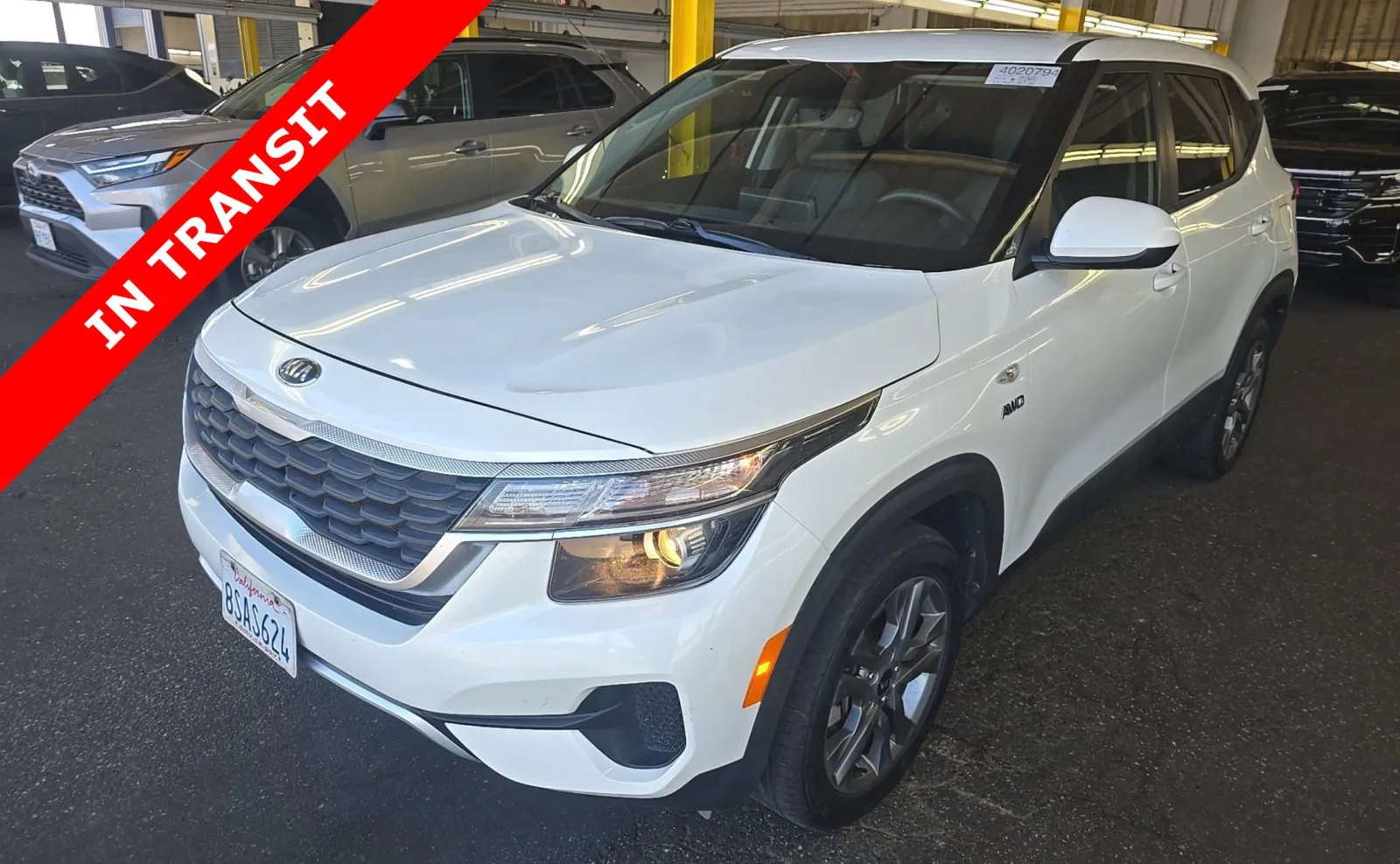White 2021 Kia Seltos LX for sale in Alvin, TX