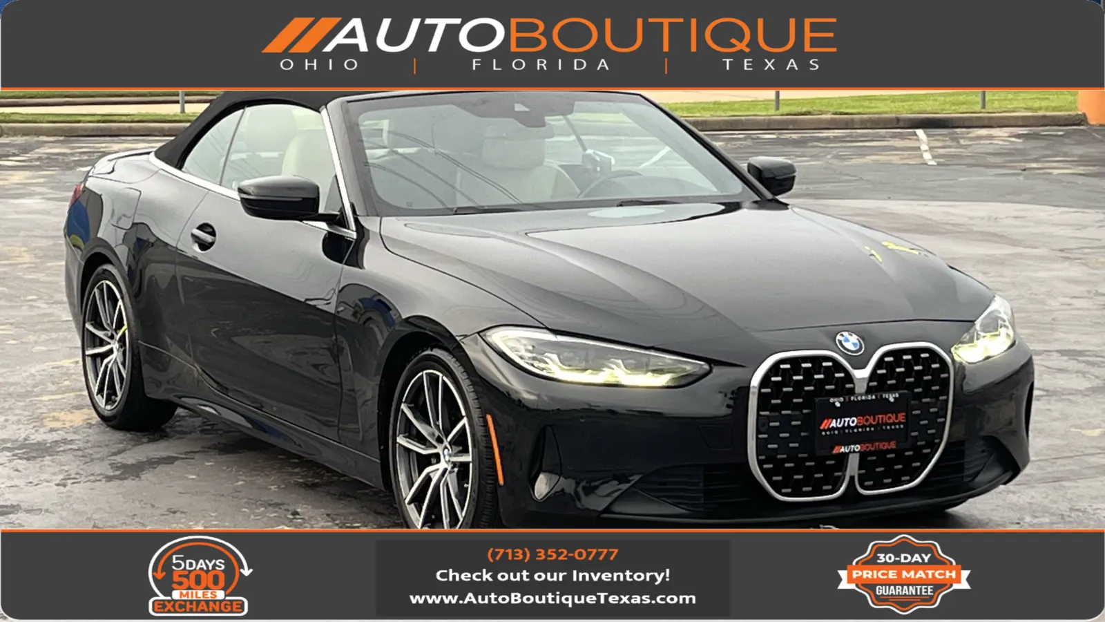 Black 2022 BMW 4 Series 430i for sale in Alvin, TX