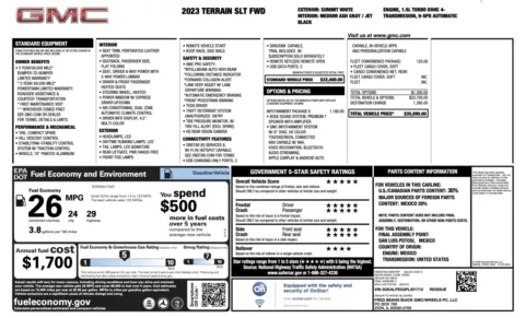Photos of 2023 GMC Terrain SLT for sale in Alvin, TX at Auto Boutique Texas