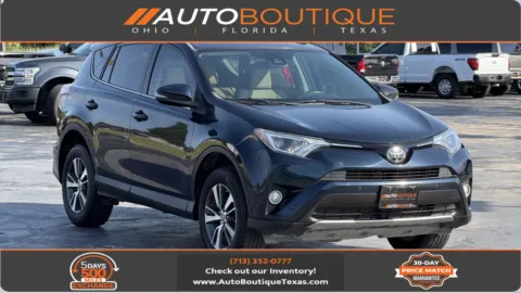 Blue 2017 Toyota RAV4 XLE for sale in Alvin, TX