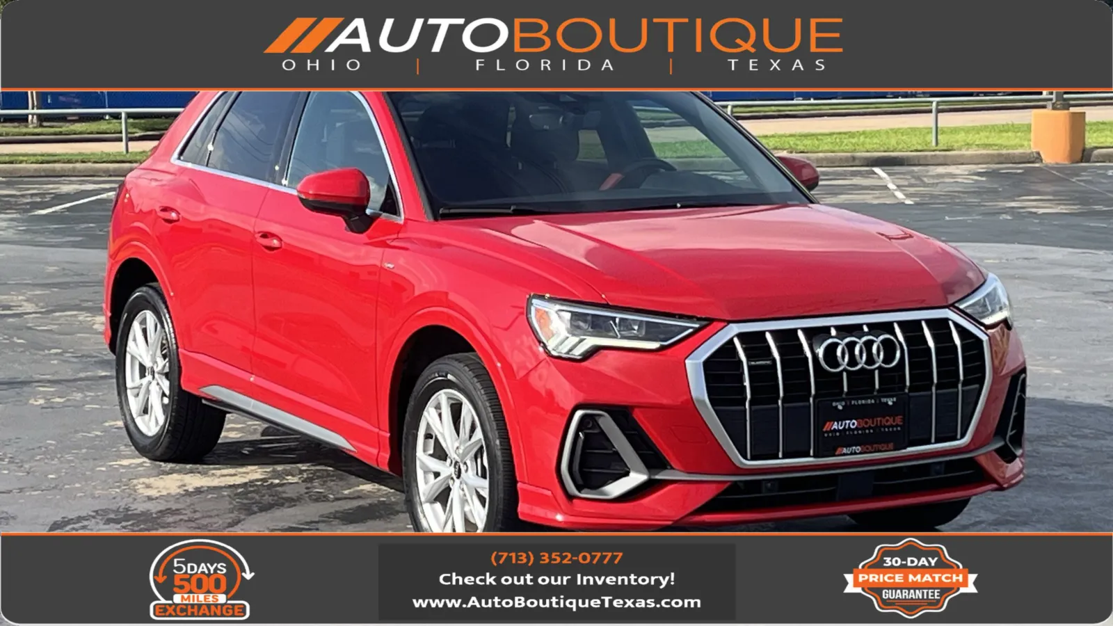 Red 2024 Audi Q3 S line Premium for sale in Alvin, TX