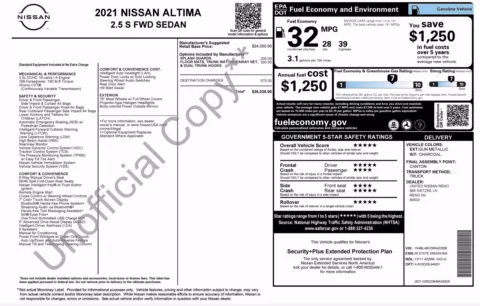 Photos of 2021 Nissan Altima 2.5 S for sale in Alvin, TX at Auto Boutique Texas