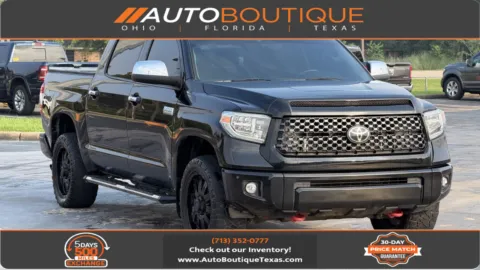 Black 2021 Toyota Tundra Platinum for sale in Alvin, TX