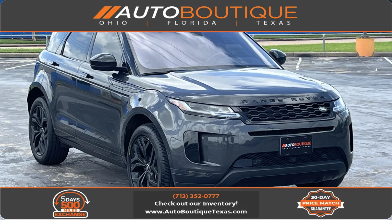 Gray 2020 Land Rover Range Rover Evoque SE for sale in Alvin, TX