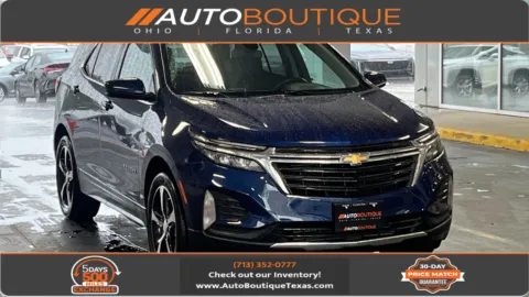 Blue 2022 Chevrolet Equinox LT for sale in Alvin, TX