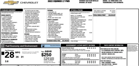 Photos of 2022 Chevrolet Equinox LT for sale in Alvin, TX at Auto Boutique Texas