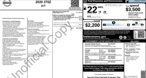 Photos of 2020 Nissan 370Z Coupe for sale in Alvin, TX at Auto Boutique Texas