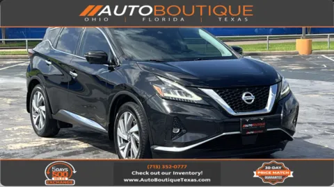 Black 2021 Nissan Murano SL for sale in Alvin, TX