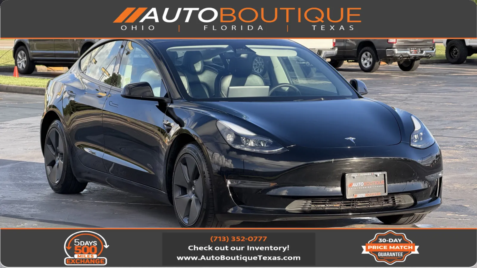 Black 2023 Tesla Model 3 for sale in Alvin, TX