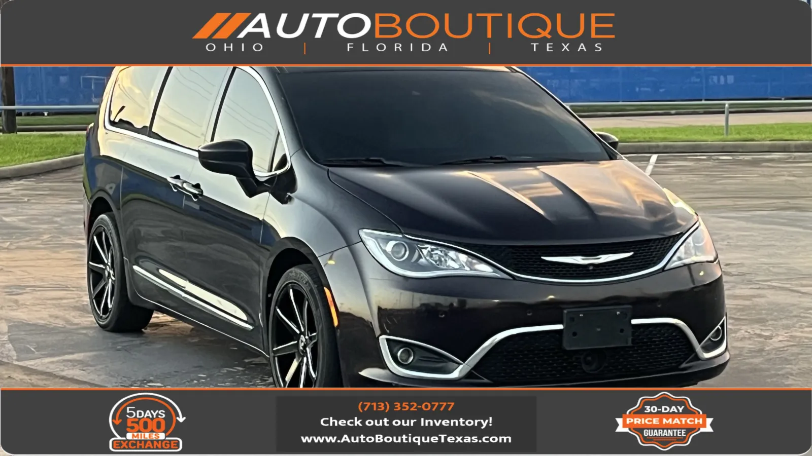 Red 2017 Chrysler Pacifica Touring-L Plus for sale in Alvin, TX