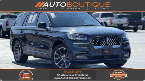 Blue 2023 Lincoln Aviator Grand Touring for sale in Alvin, TX