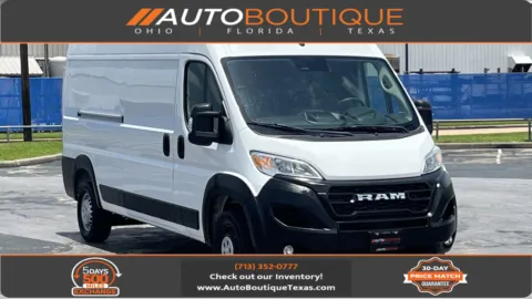 White 2025 Ram ProMaster Cargo Van Tradesman for sale in Alvin, TX