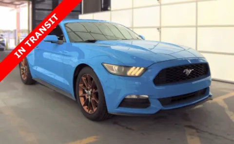 Blue 2017 Ford Mustang V6 for sale in Alvin, TX