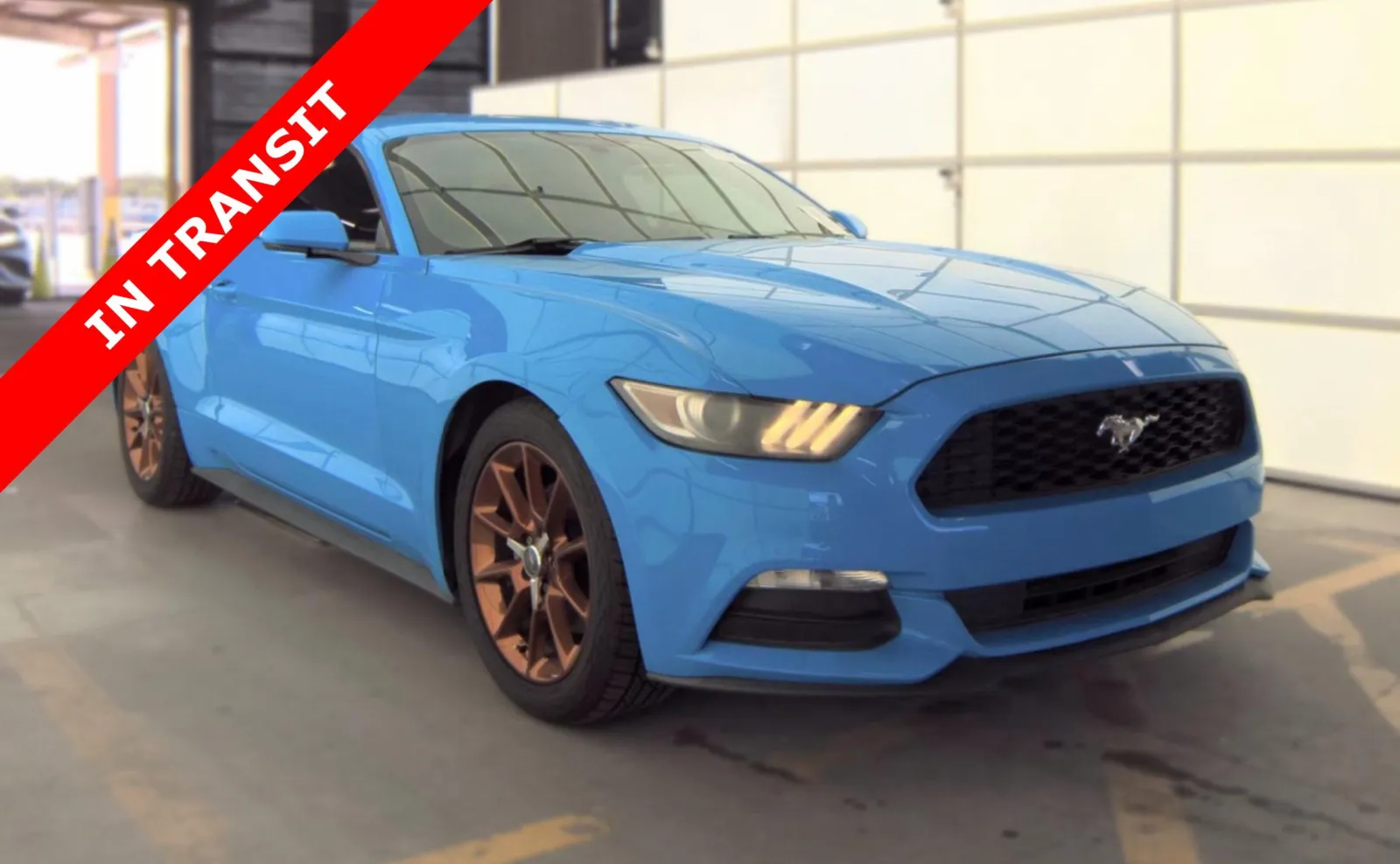Blue 2017 Ford Mustang V6 for sale in Alvin, TX