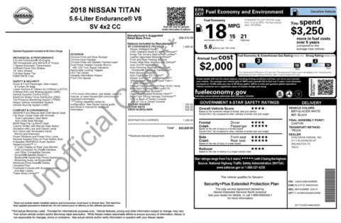 Photos of 2018 Nissan Titan SV for sale in Alvin, TX at Auto Boutique Texas