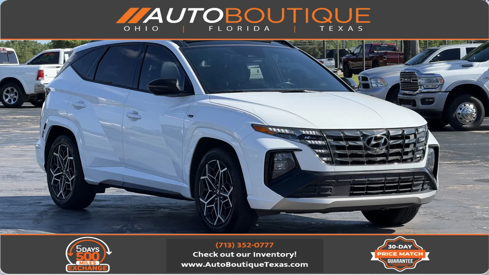 White 2023 Hyundai Tucson N Line for sale in Alvin, TX