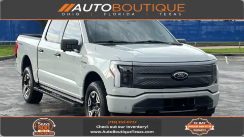 Gray 2023 Ford F-150 Lightning XLT for sale in Alvin, TX