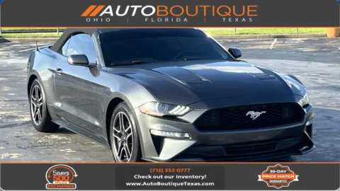 Gray 2020 Ford Mustang EcoBoost Premium for sale in Alvin, TX