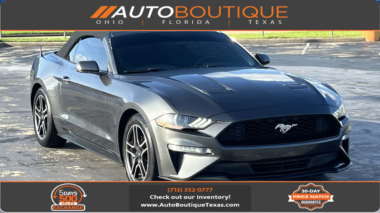 2020 Ford Mustang EcoBoost Premium for sale in Alvin, TX