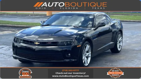Black 2015 Chevrolet Camaro LT for sale in Alvin, TX