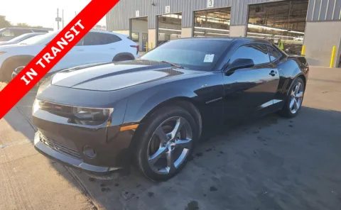 Black 2015 Chevrolet Camaro LT for sale in Alvin, TX