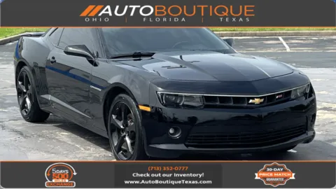 Black 2015 Chevrolet Camaro LT for sale in Alvin, TX