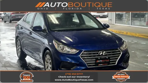Blue 2019 Hyundai Accent SE for sale in Alvin, TX