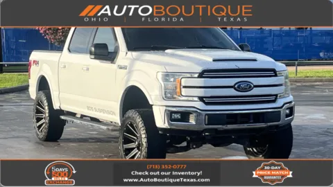 White 2018 Ford F-150 LARIAT for sale in Alvin, TX