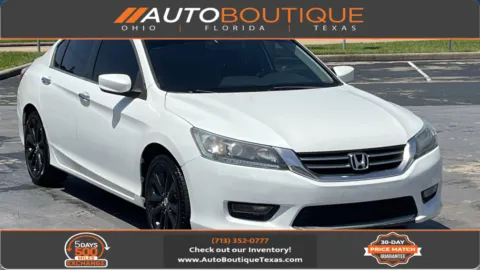 White 2015 Honda Accord Sedan Sport for sale in Alvin, TX