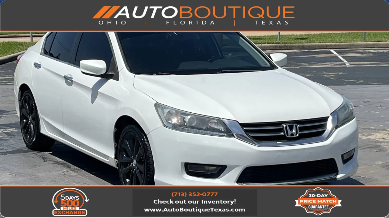 White 2015 Honda Accord Sedan Sport for sale in Alvin, TX