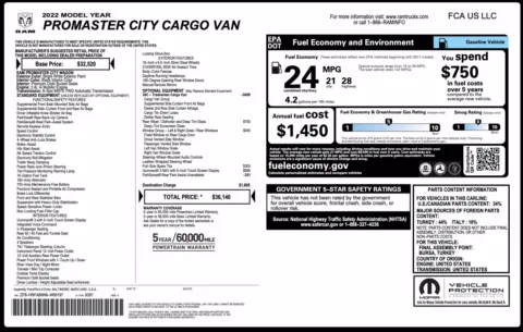 Photos of 2022 Ram ProMaster City Cargo Van Tradesman for sale in Alvin, TX at Auto Boutique Texas