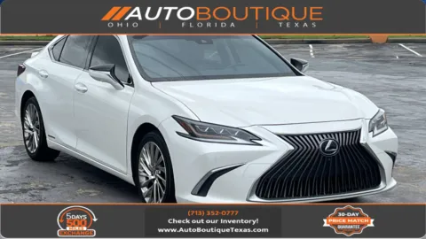 White 2019 Lexus ES 300h Ultra Luxury for sale in Alvin, TX
