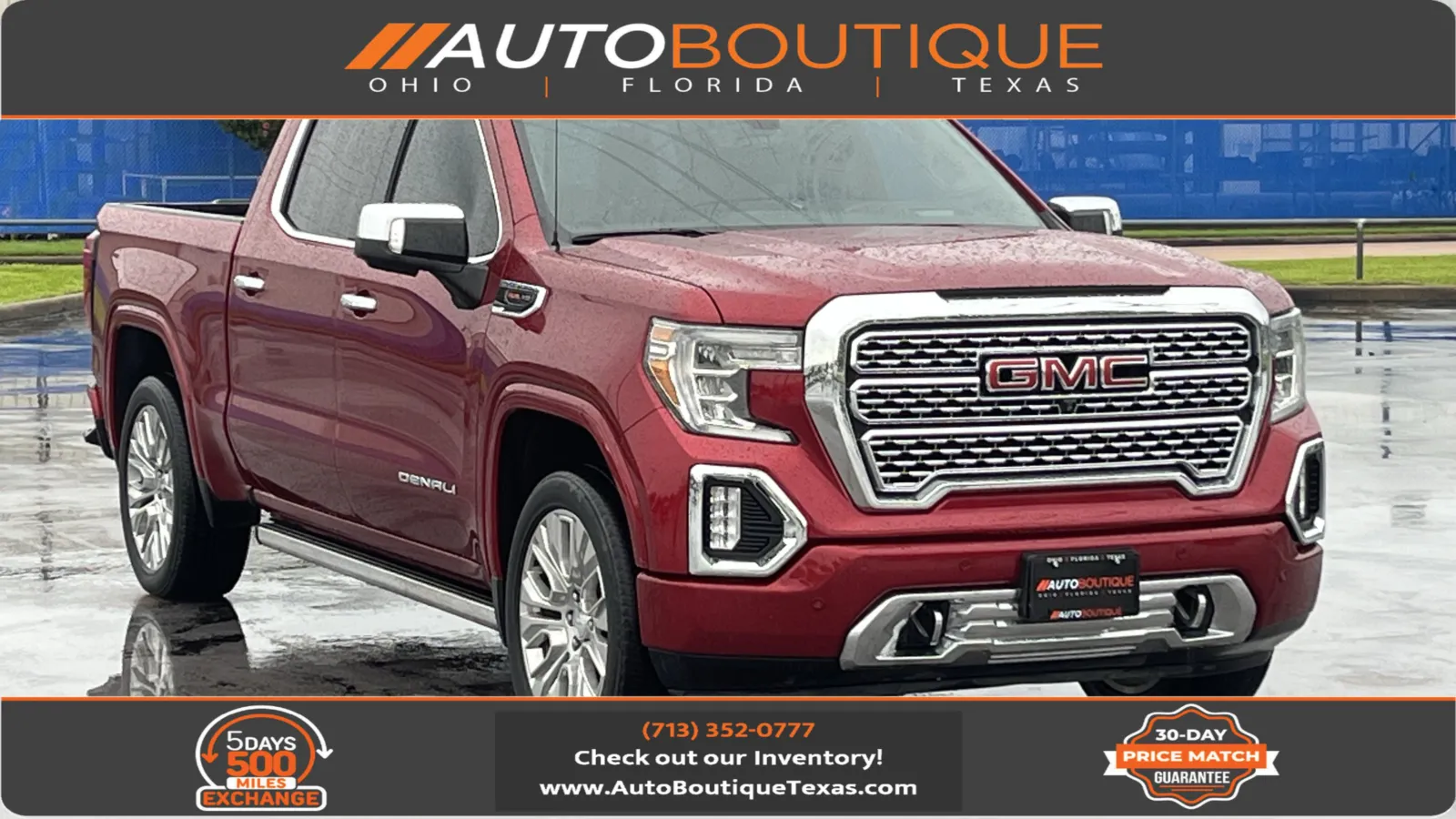 Red 2022 GMC Sierra 1500 Limited Denali for sale in Alvin, TX