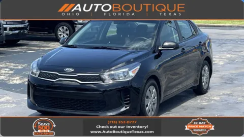 Black 2020 Kia Rio S for sale in Alvin, TX