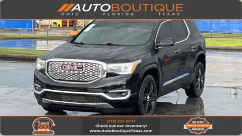 Black 2019 GMC Acadia Denali for sale in Alvin, TX