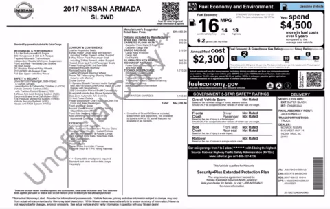 Photos of 2017 Nissan Armada SL for sale in Alvin, TX at Auto Boutique Texas