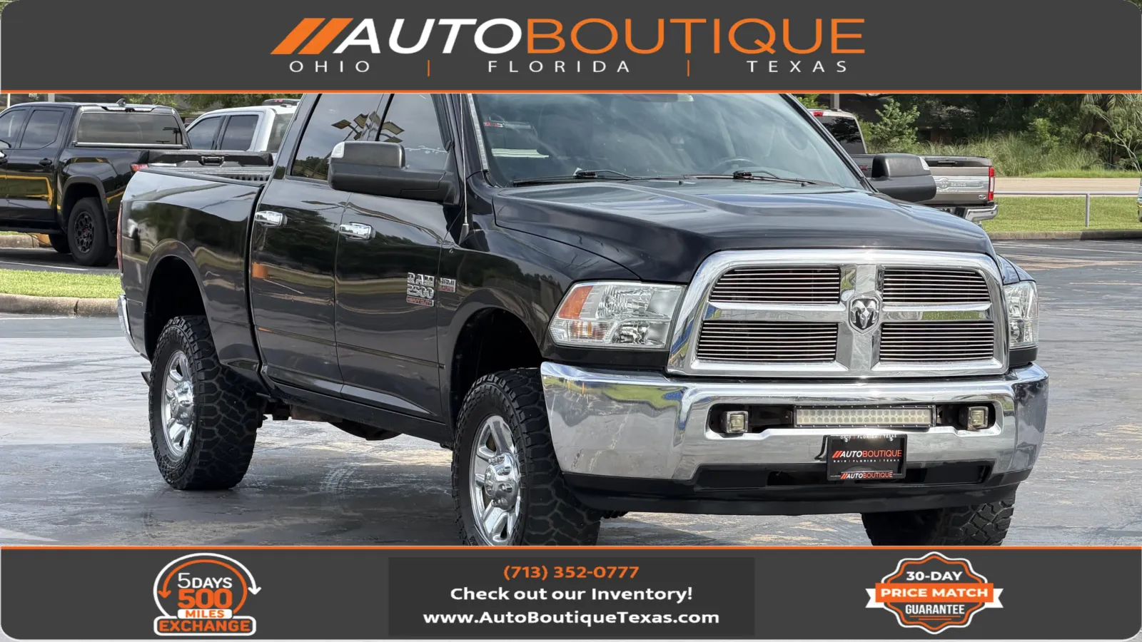 Black 2016 Ram 2500 Tradesman for sale in Alvin, TX
