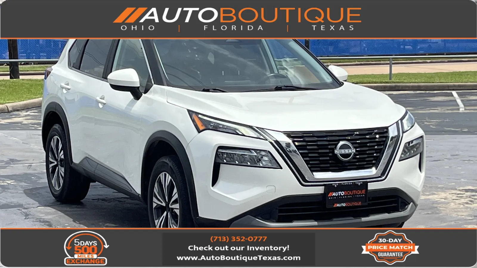 White 2023 Nissan Rogue SV for sale in Alvin, TX