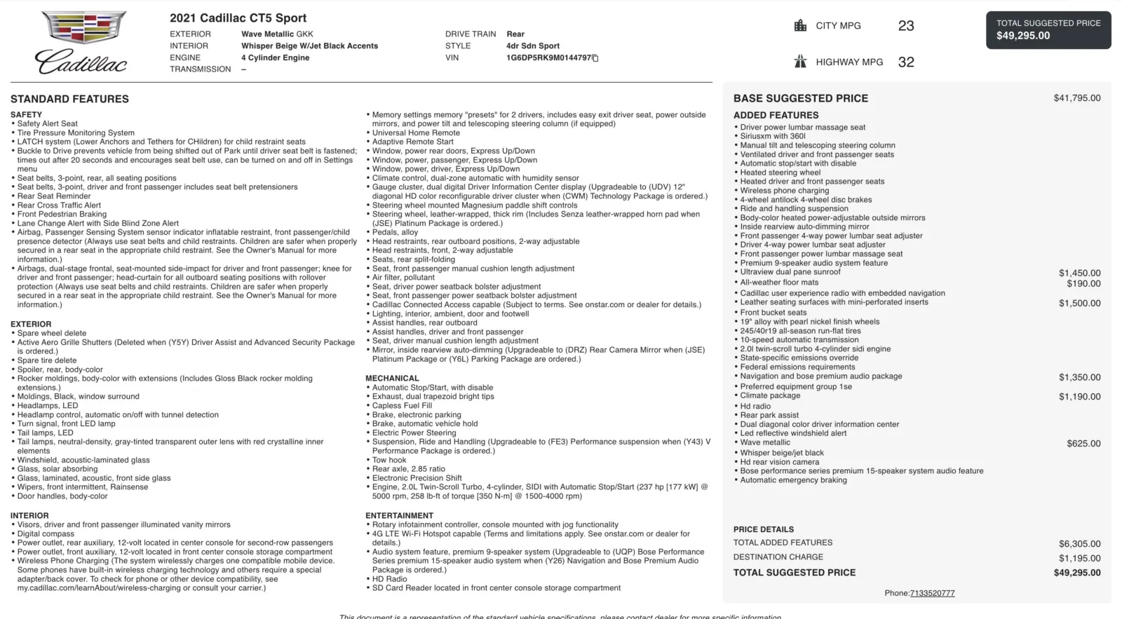 Cadillac CT5 photo 8