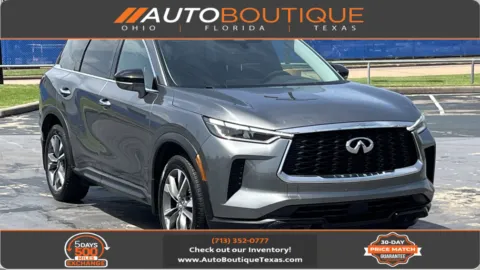 Gray 2023 INFINITI QX60 LUXE for sale in Alvin, TX
