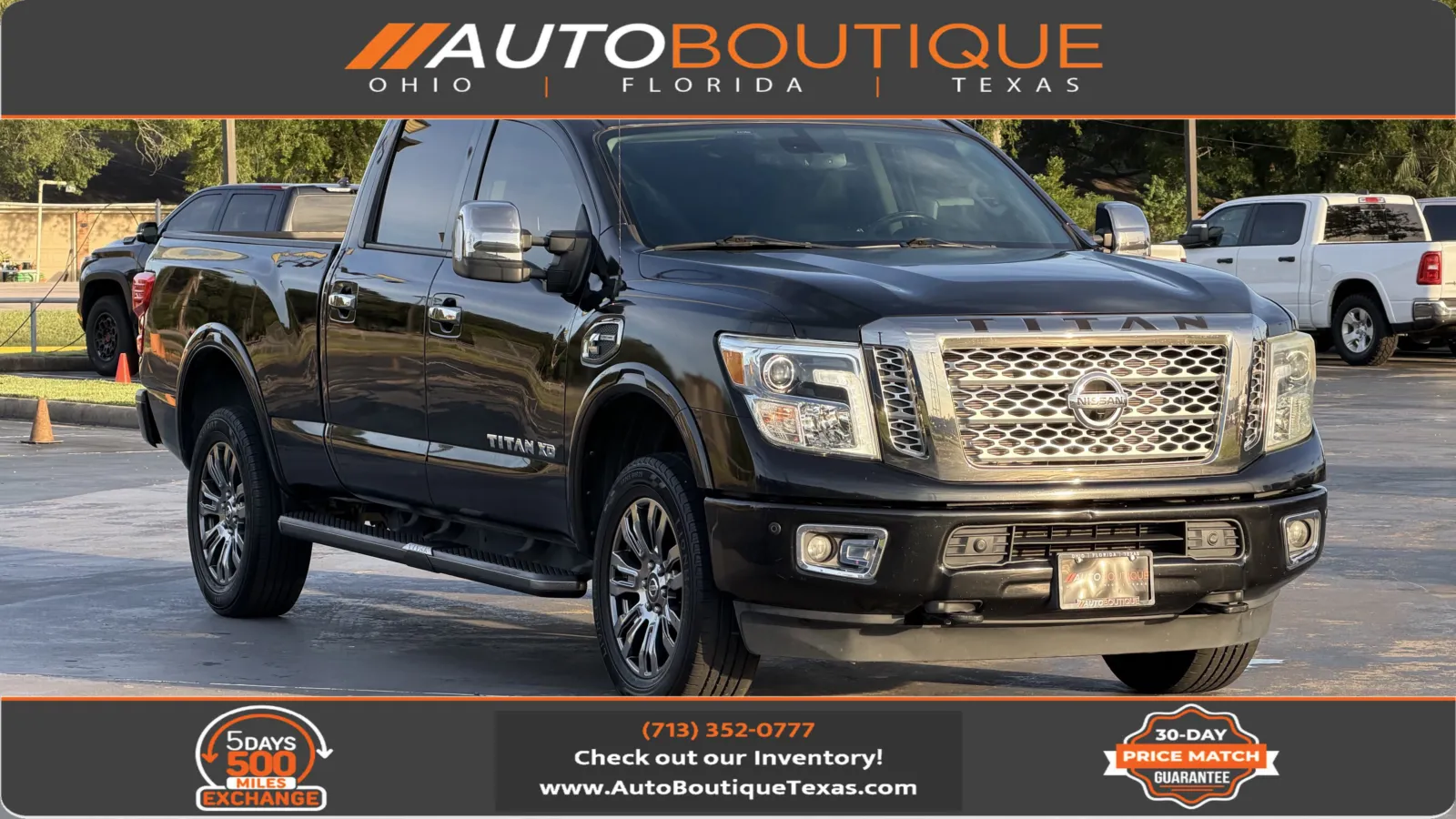 Black 2016 Nissan Titan XD Platinum Reserve for sale in Alvin, TX