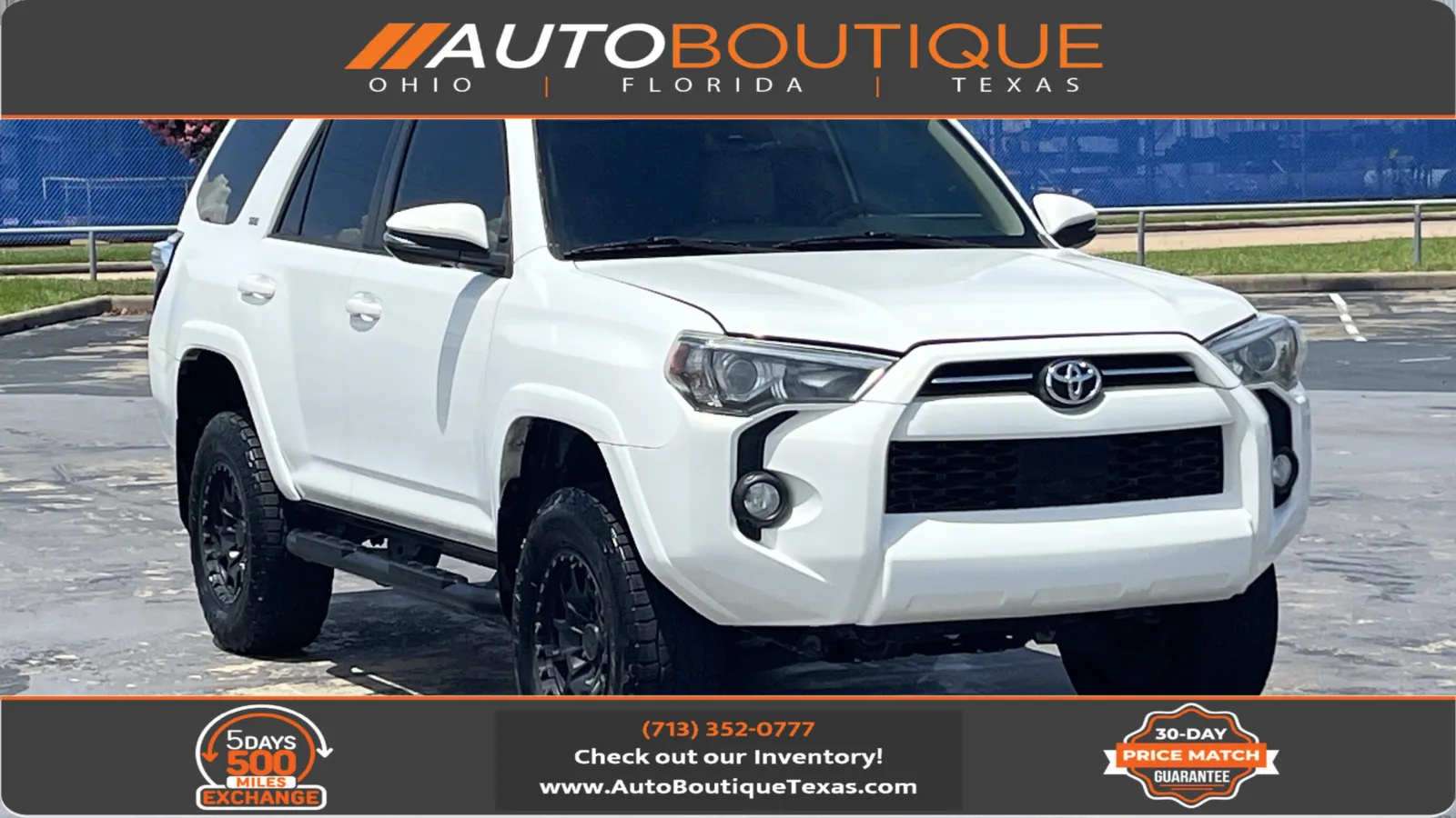 White 2020 Toyota 4Runner SR5 Premium for sale in Alvin, TX