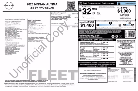Photos of 2023 Nissan Altima 2.5 SV for sale in Alvin, TX at Auto Boutique Texas