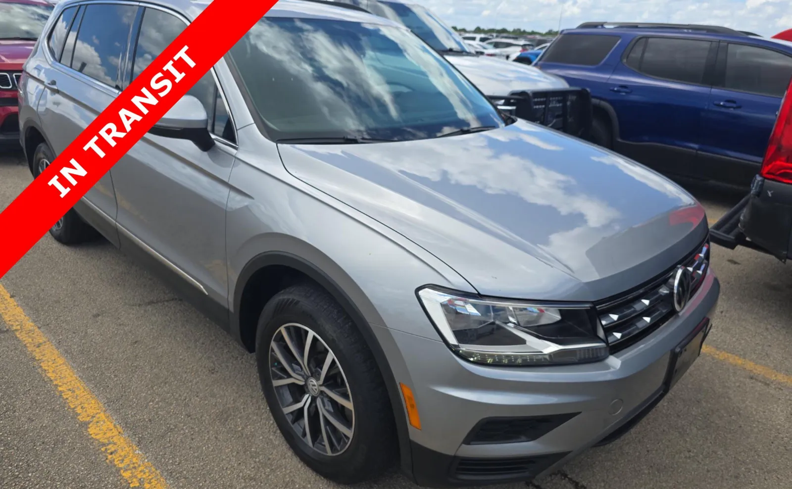 Gray 2020 Volkswagen Tiguan SEL for sale in Alvin, TX
