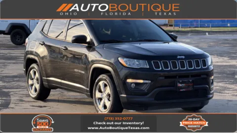 Black 2018 Jeep Compass Latitude for sale in Alvin, TX