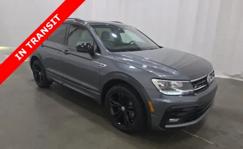 Gray 2019 Volkswagen Tiguan SEL R-Line Black for sale in Alvin, TX