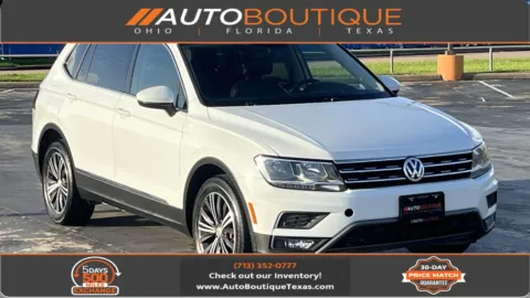 White 2019 Volkswagen Tiguan SEL for sale in Alvin, TX