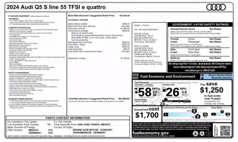 Photos of 2024 Audi Q5 S line Premium for sale in Alvin, TX at Auto Boutique Texas